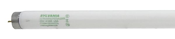 Sylvania 22179 Fluorescent Bulb, 28 W, T8 Lamp, Medium G13 Lamp Base, 2590 Lumens, 4100 K Color Temp, Daylight Light, Pack of 30