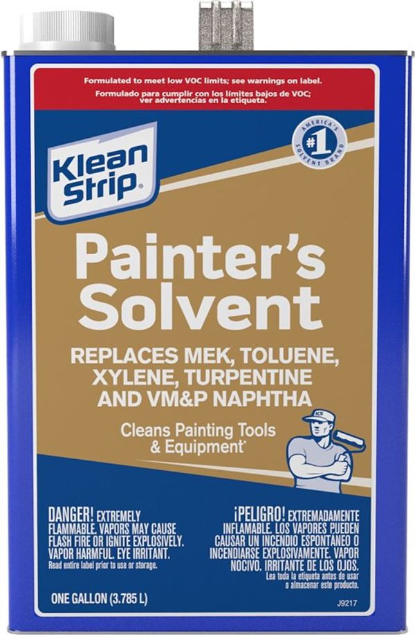 Klean Strip GKSP95000SC Painter's Solvent, Liquid, Water White, 1 gal, Can, Pack of 4