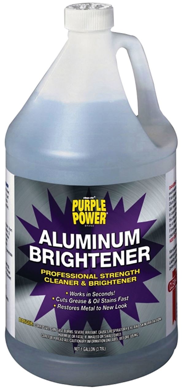 Purple Power 4120P Aluminum Brightener, 1 gal, Liquid, Acidic, Pack of 4