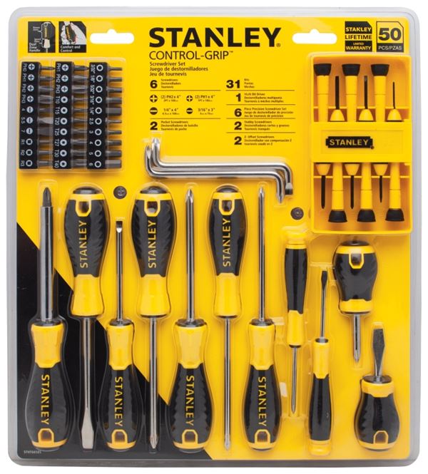 Stanley STHT66585 Screwdriver Set, 50-Piece