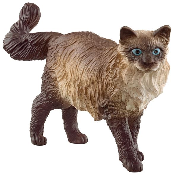 Schleich-S Farm World 13940 Animal Toy, 3 to 8 Years, Ragdoll Cat