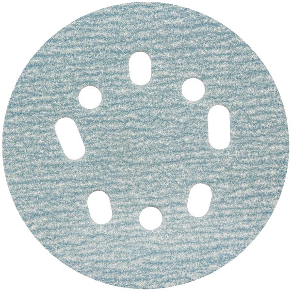 Norton ProSand Series 07660768358 Vacuum Disc, 5 in Dia, Coated, 220 Grit, Very Fine, Ceramic Alumina Abrasive, 8-Hole