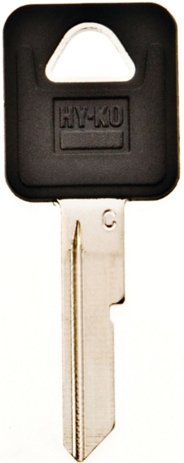 Hy-Ko 12005B50 Key Blank, Brass, Nickel, Pack of 5