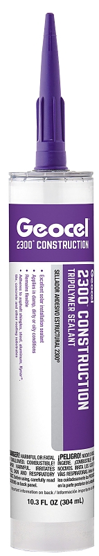 Geocel 2300 Series GC66905 Construction Tripolymer Sealant, Bronze, 10.3 fl-oz Cartridge, 1/EA, Pack of 24