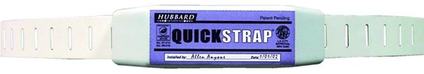 Holdrite Quick Strap Series QS-50-D Water Heater Strap, Steel, White, For: Up to 80 gal Water Heaters