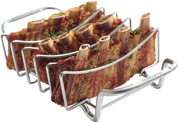 Broil King 62602 Rib and Roast Rack, Stainless Steel