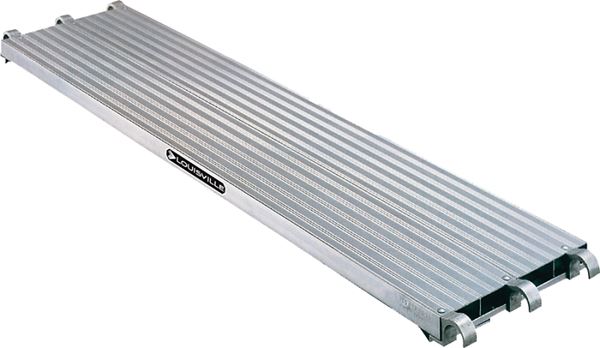 Louisville PD9207 Scaffold Platform, 7 ft L, 18-3/4 in W, Aluminum