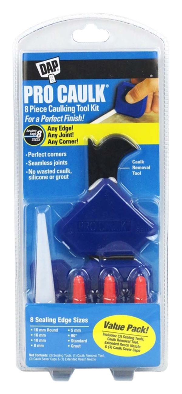 DAP 09125 Caulk Tool Kit, Blue