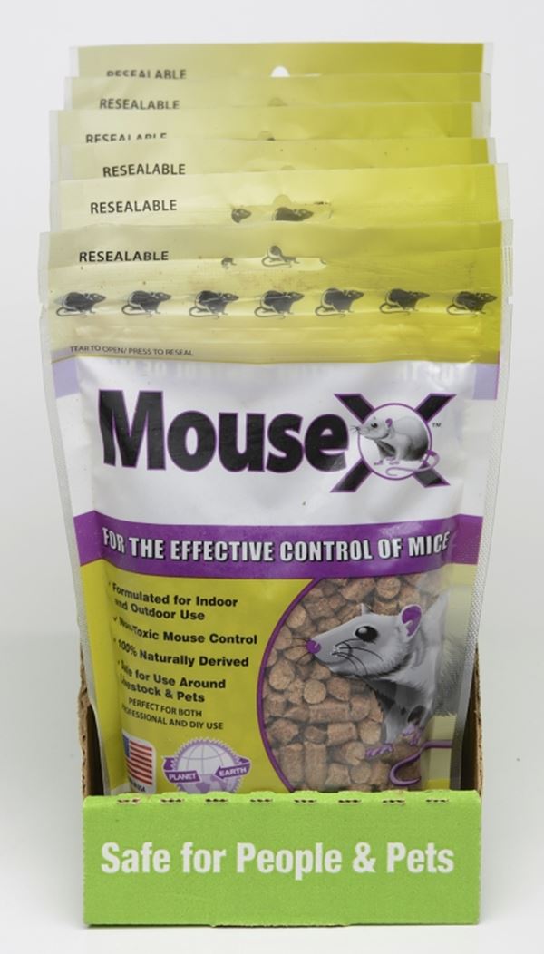 MouseX 620200 Mouse Killer Pellet, 6/PK, Pack of 6