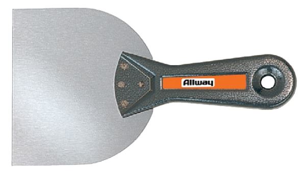 Allway Tools T45 Knife, 4-1/2 in W Blade, Steel Blade, Flexible Blade, Plastic Handle