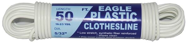 Eagle 775-050-03 Clothesline, 50 ft L, Plastic