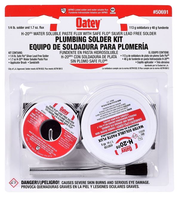 Oatey H-20-5 Series 50691 Professional Grade Flux Solder Kit