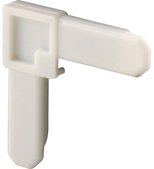 Prime-Line PL 14274 Square Cut Screen Frame Corner, Plastic, White, For: PL14062 Screen Frame