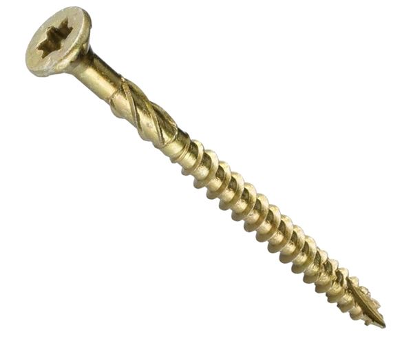 GRK Fasteners R4 02079 Framing and Decking Screw, #8 Thread, 2-1/2 in L, Star Drive, Steel, 100 PK