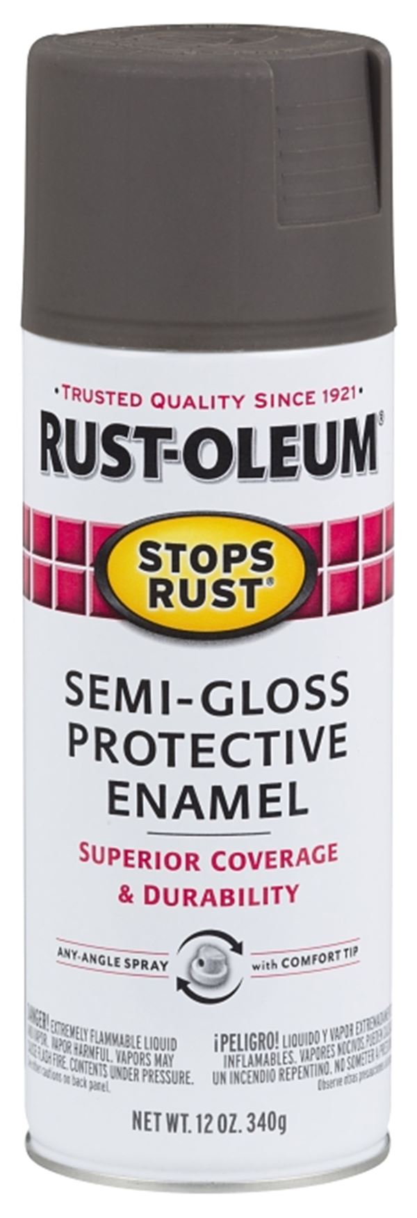 Rust-Oleum 7754830 Rust Preventative Spray Paint, Semi-Gloss, Anodized Bronze, 12 oz, Can