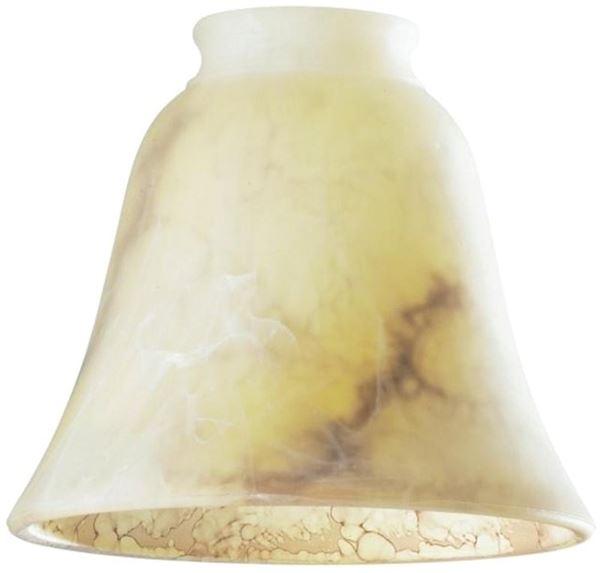 Westinghouse 8142200 Light Shade, Bell, Glass, Brown