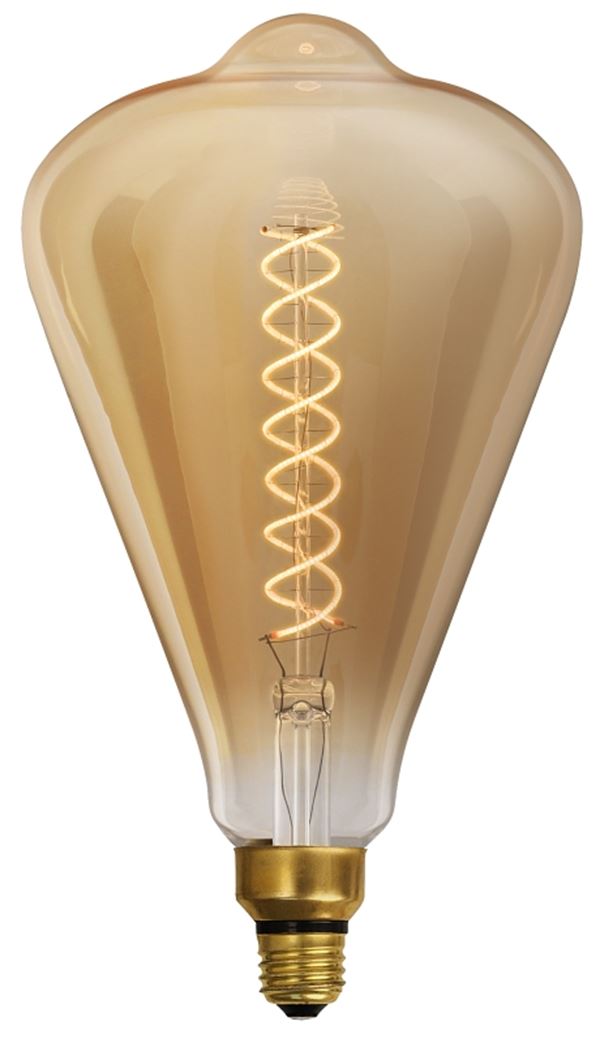 Feit Electric ST52/S/820/LED LED Bulb, Decorative, ST52 Lamp, 60 W Equivalent, E26 Lamp Base, Dimmable, Clear