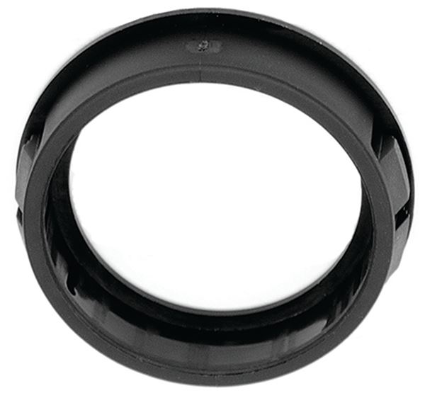 Jandorf 61429 Conduit Bushing, Nylon, Black, 1-3/8 in Dia Panel Hole, 0.453 in Thick Panel