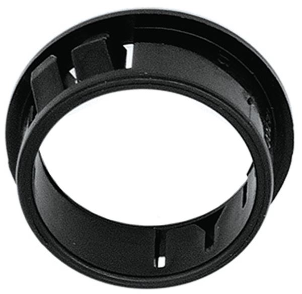 Jandorf 61428 Conduit Bushing, Nylon, Black, 7/8 in Dia Panel Hole, 0.453 in Thick Panel