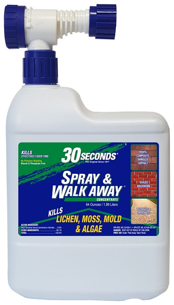 30 Seconds 64SAWA Spray and Walk Away Concrete, 64 oz, Liquid, Characteristic, Pale Yellow, Pack of 5