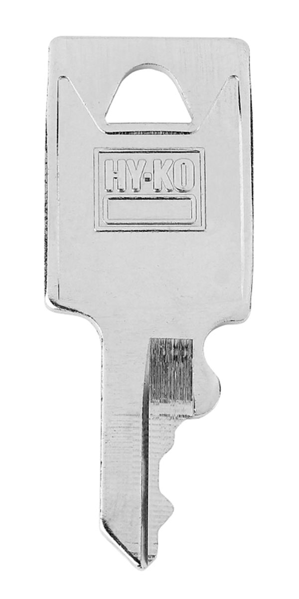 Hy-Ko 1101070S Key Blank, Brass, Nickel-Plated, For: Samsonite 70S Locks, Pack of 10