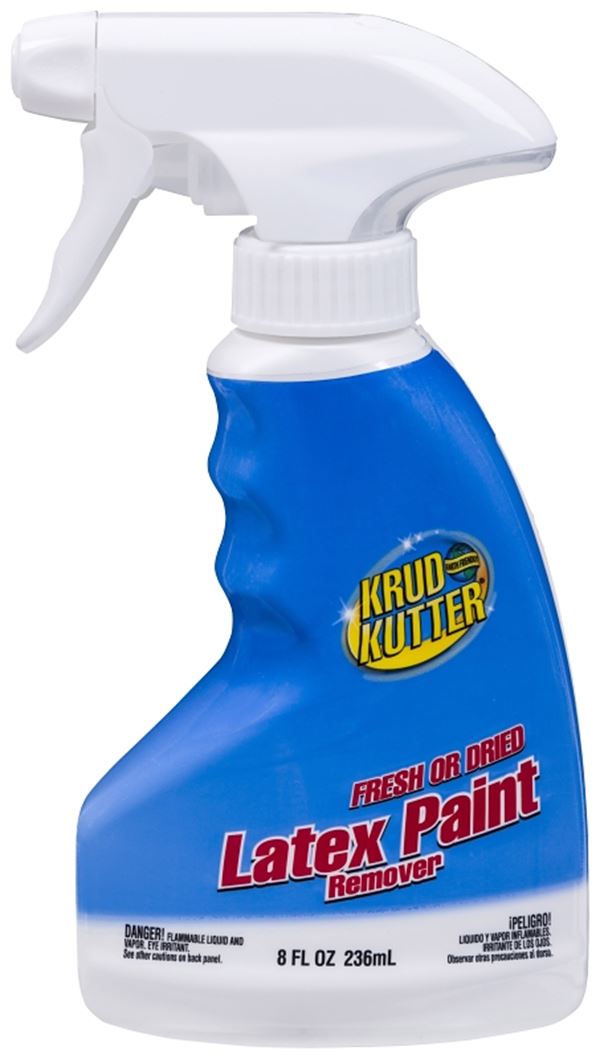 Krud Kutter 336245 Latex Paint Remover, Liquid, Solvent-Like, Clear, 8 oz