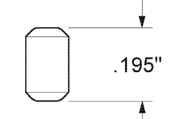 Kwikset 83101-001 Bottom Pin, Zinc, Gold, Specifications: #2 Size