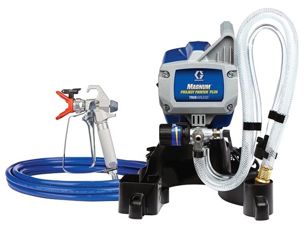 Graco 257025 Airless Paint Sprayer, 3/8 hp, 25 ft L Hose, 0.015 in Tip, 0.24 gpm, 2800 psi, Piston Pump, 0.24 gpm