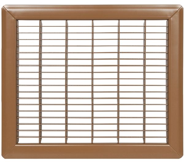 Imperial RG0625 Air Grille, 10 in L, 12 in W, Steel, Brown