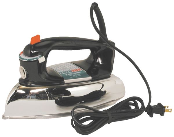 Black+Decker F67E-2 Steam Iron, 1100 W, Black, Aluminum