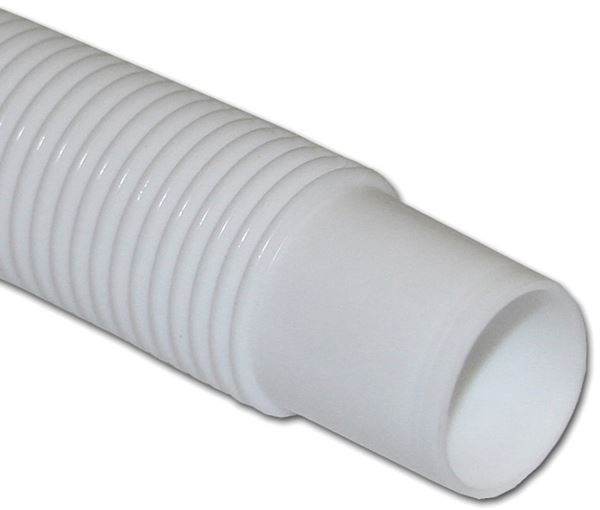 Abbott T34 Series T34005004 Discharge Hose, 1-1/2 in ID, 2 in OD, 50 ft L, Polyethylene, Milky White