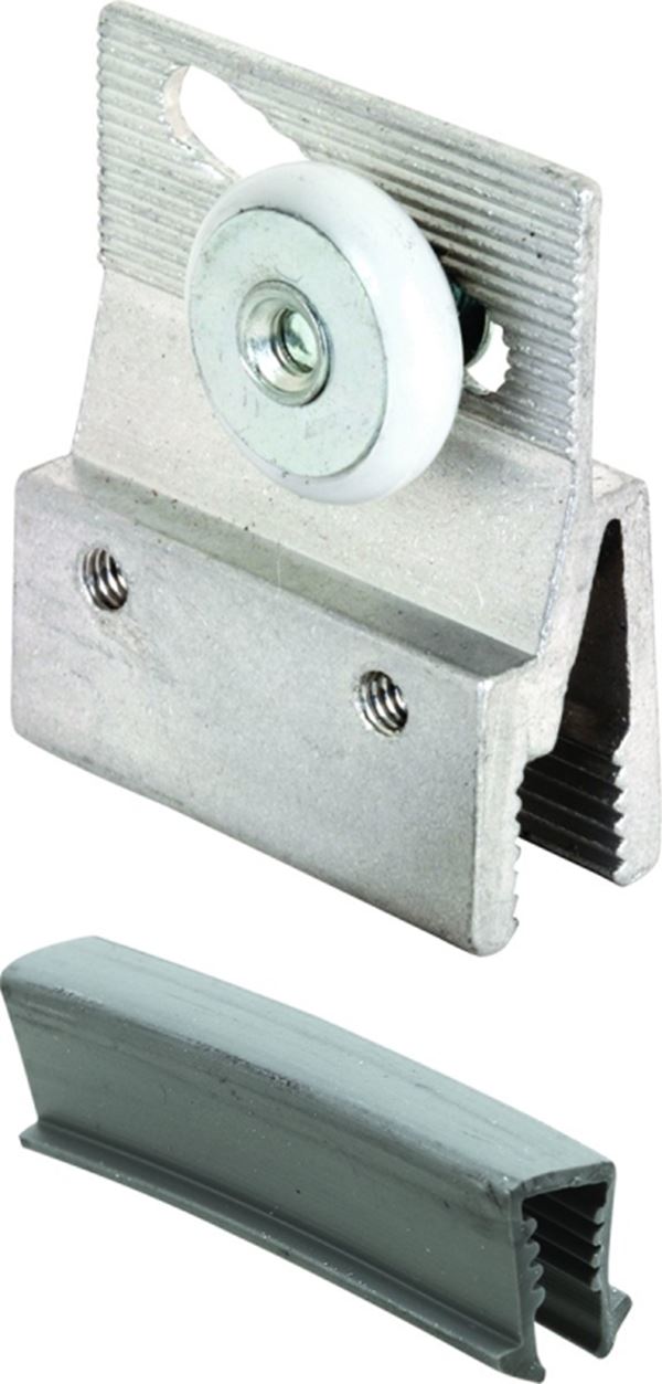 Prime-Line M 6145 Shower Door Top Bracket, Aluminum, For: Frameless Shower Doors