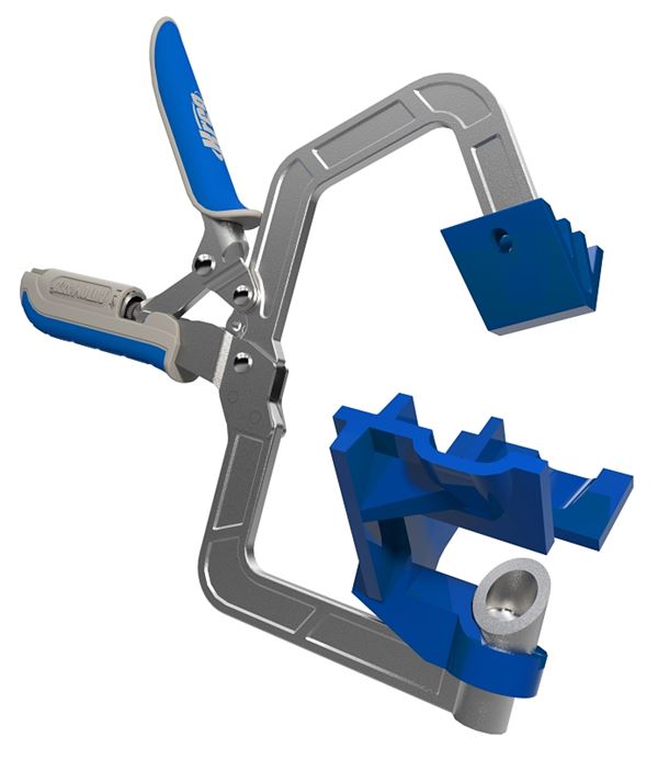 Kreg KHCCC Corner Clamp, 90 deg Clamping Angle, Cast Aluminum/Steel Body