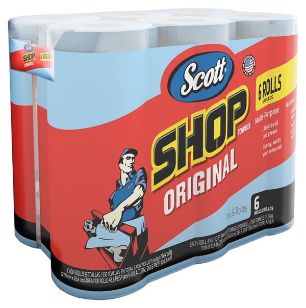 Scott 75180 Shop Towel, 11 in L, 13-1/4 in W