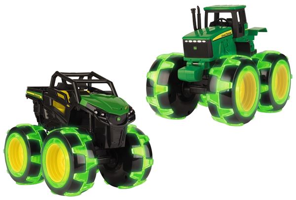 John Deere Toys 46434B Wheel Assortment, 3 years and Up, Internal Light/Music: Internal Light and Music