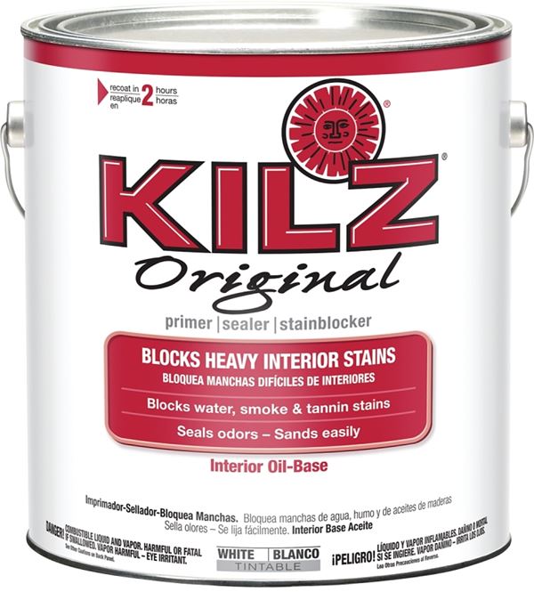 Kilz 10036 Primer, Clear, 1 gal, Can, Pack of 4