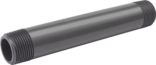 B & K 404-360 Pipe Nipple, 3/4 in, PVC, Gray, SCH 80 Schedule, 36 in L