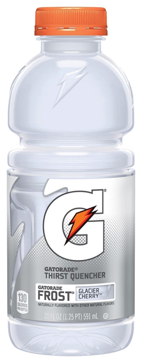 Gatorade 4214 Thirst Quencher, Glacier Cherry Flavor, 20 oz Bottle, Pack of 24