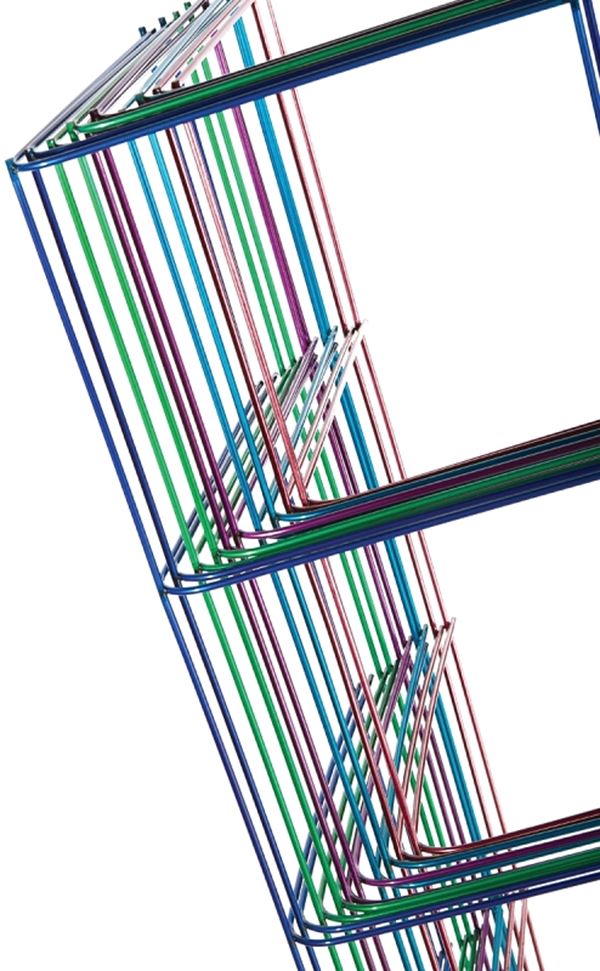 Glamos Wire 26222 ASST Corner Support, 46 in L, Assorted