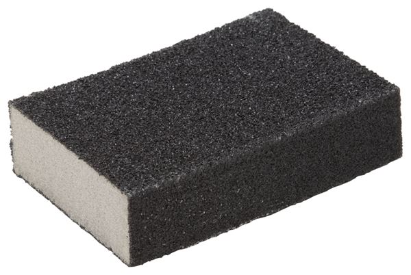 Vulcan 151303L Sanding Sponge, 4 in L, 2-3/4 in W, Fine, Medium, Corundum Abrasive