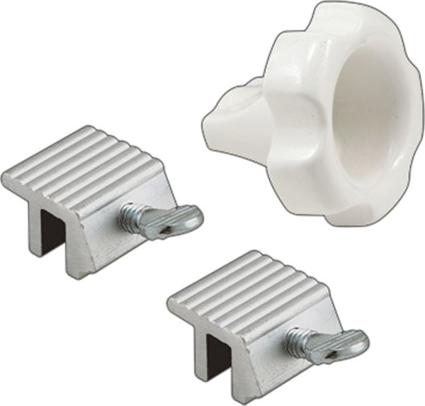 Defender Security U 11127 Sliding Window Lock, Aluminum, Zinc, Pack of 6