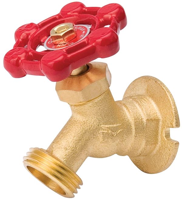 B & K 108-004HN Sillcock Valve, 3/4 x 3/4 in Connection, FPT x Male Hose, 125 psi Pressure, Brass Body