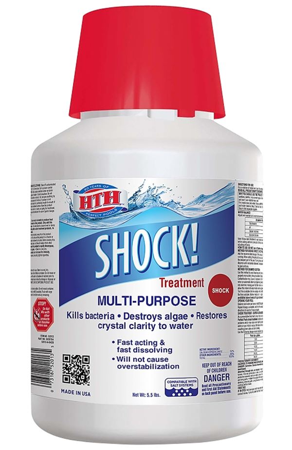 HTH 52013 Pool Shock, 4.16 lb, Granular, Chlorine, White, Pack of 3