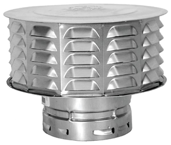 AmeriVent 7RCW Vent Cap, 7 in Connection, Snap-Lock