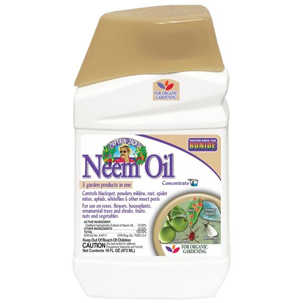 Bonide Captain Jack's 024 Neem Oil, Liquid, 1 pt