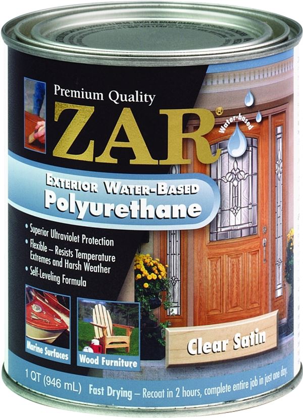 ZAR 32712 Polyurethane, Liquid, Amber, 1 qt, Can