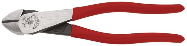 Klein Tools D228-8 Diagonal Cutting Plier, 8-1/16 in OAL, 1-3/16 in Cutting Capacity, Red Handle, Pistol-Grip Handle