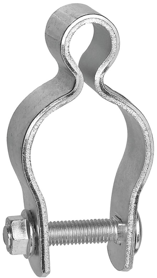 National Hardware N275-487 Pipe Gate Hinge, Steel, Zinc, 70 lb