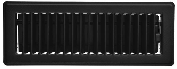 Imperial RG2143 Floor Register, Steel, Black, Powder-Coated