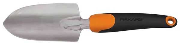 Fiskars 384220-1001 Garden Trowel, Cast Aluminum Blade, Plastic Handle, Ergonomic Handle, 12 in OAL